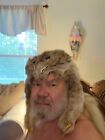 Bobcat Fur Head Dress