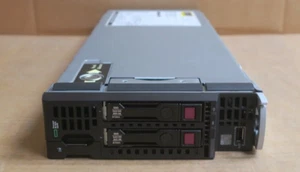 HP ProLiant BL460c GEN10 G10 2x 14Core Gold 6132 256GB 2x 800GB SSD Blade Server - Picture 1 of 5