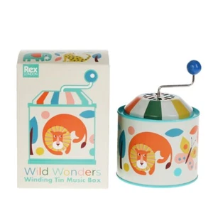 Rex London Winding tin music box - Wild Wonders - Picture 1 of 4