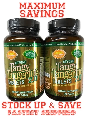 Beyond Tangy Tangerine BTT 2.0 Tabletas PACK DE 2 | Compra más AHORRA MÁS OFERTA LIMITADA Foto 1 de 2