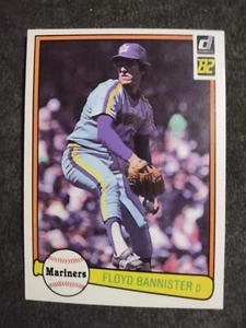 Tarjeta de béisbol 1982 Donruss 100 Floyd Bannister Seattle Mariners - Imagen 1 de 2