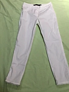 Freestyle Revolution Gr. 3 weiße Knöchelhose Baumwoll-Elasthan-Mischung Einsätze 26" W 15" - Bild 1 von 11