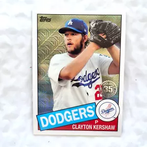 2020 TOPPS 35th Anniversary - Mojo 85 Style Clayton Kershaw  - Card # 85 C 18 - Picture 1 of 6