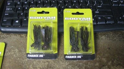 Booyah Bait Co., finance jigs, 4 ct, 3/8 oz, free shipping - Image 1 of 2