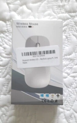 Black Wireless Bluetooth LED Mouse For Laptop PC Macbook BNWOT - Image 1 of 4