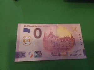 Zero 0 Billet Château Azay le Rideau UEGJ 2025 Anniversary N° divers - Picture 1 of 1