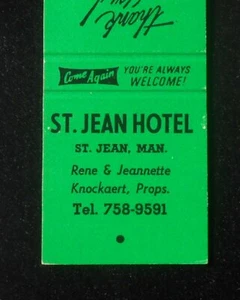 1960s? St. Jean Hotel Rene & Jeannette Knockaert St. Jean Baptiste MB Canada - Picture 1 of 1