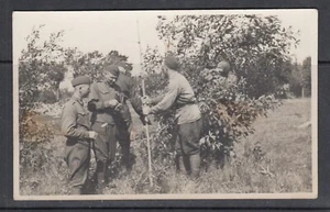 Gruppe Militär Personen Militäruniform 1938 Lettland Foto Postkarte 1 Stück - Bild 1 von 2
