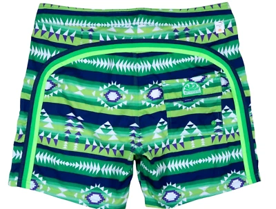 NUEVO SUNDEK HOMBRE 34 M503 BAÑADOR BOARDSHORTS 6" NEÓN CORTO AZTECA GEO Foto 1 de 4