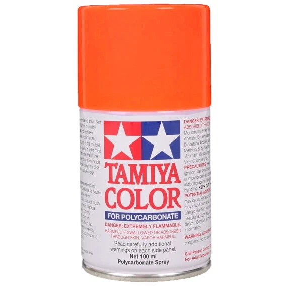 TAM86020 Polycarbonate PS-20 Fluorescent Red Tamiya USA - Image 1 of 1