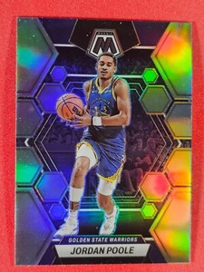 2022-23 Panini Mosaic Jordan Poole #7 Silver Prizm Parallel