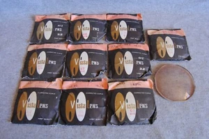10 lenti vista vetro occhiali vintage lenti vuote non tagliate nos tinta rosa 62 mm - Foto 1 di 1