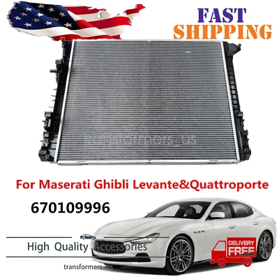 Radiador de refrigeración por agua PARA Maserati Ghibli Levante Quattroporte 670109996 Foto 1 de 4