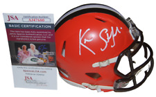 KEVIN STEFANSKI signed (CLEVELAND BROWNS) mini football helmet JSA COA AJ47680
