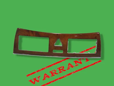 2005-2009 mercedes clk500 clk550 center dashboard control switch panel trim wood - Image 1 of 4