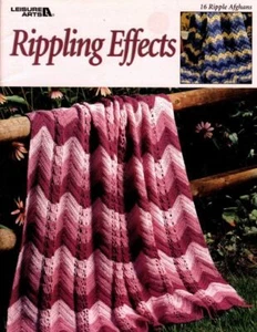 LEISURE ARTS RIPPLING EFFECTS 16 BEAUTIFUL DESIGNS BY CAROLE PRIOR - Picture 1 of 4