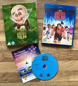 WRECK IT RALPH - DISNEY VILLAINS OUTER SLIP CASE - BLU-RAY 51ST ANIMATED CLASSIC - Picture 1 of 7