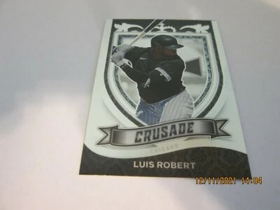 LUIS ROBERT 2021 PANINI CHRONICLES CRUSADE BASEBALL CARD #21 FREE SHIPPING - Image 1 of 2