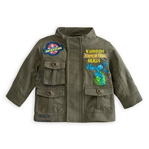 Disney A Bug's Life Flik the Ant Army Green Size 0-6 or 6-12 Months Boy's Jacket - Picture 1 of 4
