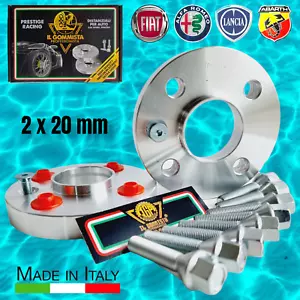 IGP 2 DISTANZIALI 20 mm 4 x 98 mozzo 58.1 + 8 BULLONI x ALFA 146 155 164 LANCIA+ - Imagen 1 de 5