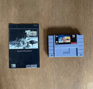 Super Empire Strikes Back (Nintendo SNES) Authentic - Tested - With Manual - Picture 1 of 4