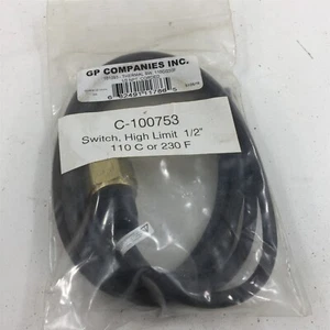 General Pump 101093 Thermal Switch 110C/230F 1/2NPT Corded C-100753 - Picture 1 of 6