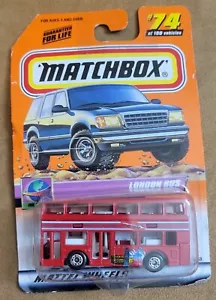 VINTAGE 1999 Matchbox #74 Of 100, London Bus, New In Packaging - Picture 1 of 5
