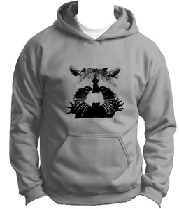 NEW Raccoon Lovers Hoodie Cute Hoody Hooded DTG Print Sweatshirt Jumper Pullover - Picture 1 of 4