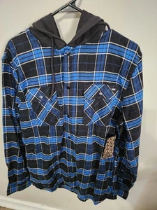 ¡NUEVO CON ETIQUETAS! Sudadera con capucha con botones Vans, mediana - Imagen 1 de 3