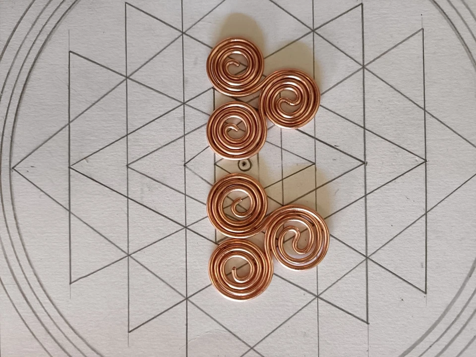 2xTriskelion Water Structuring Vortex Generator Sacred Cubit 144 Living Water - Image 1 of 1