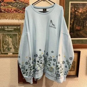 NUEVO SIN ETIQUETAS Disney Princess Spirit Jersey Cenicienta Floral Sudadera Talla Mujer’s 4XL - Imagen 1 de 6