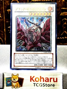 Yugioh Black Rose Dragon Ultimate Rare CSOC-JP039 Crossroads of Chaos JPN -NM - Picture 1 of 18