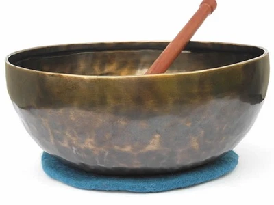 TIBETISCHE KLANGSCHALE 2125 Gr. - ORIGINAL HÖRPROBE - KLANGPROBE 50 - Bild 1 von 3