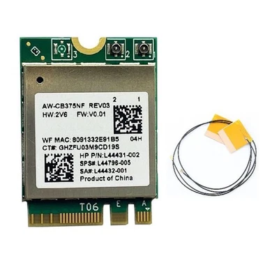 RTL8822CE WiFi-Karte 2,4G/5G Dualband Gigabit Interne Drahtlose Netzwerkkar4897 - Bild 1 von 4