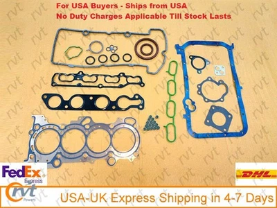 Top Head Gasket Set Fit Suzuki Swift Splash Vauxhall Opel Agila K12B K12M Engine - Image 1 of 4