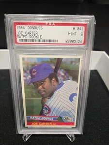 1984 Donruss Rookie Joe Carter - PSA 9 - Picture 1 of 1