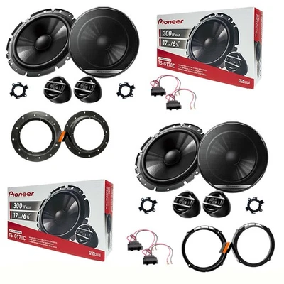 Kit 8 Casse Altoparlanti Pioneer Anteriori e Posteriori per Volkswagen Tiguan - Immagine 1 di 4