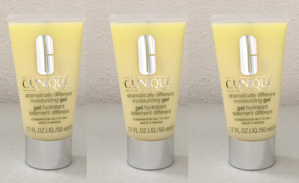 Lot 3 Clinique Dramatically Different Moisturizing Gel 1.7oz/50ml = 5.1 Oz NWOB - Image 1 of 1