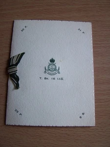 Tarjeta de Navidad militar 46 Punjabis T BR 16 I G de colección foto interior - Imagen 1 de 3