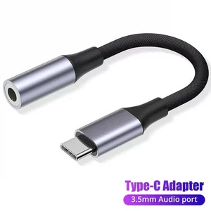 Type C To 3.5 Jack Earphone Adapter To 3.5mm Audio Cable Converter For A - Picture 1 of 7