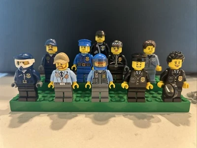 X10 LEGO city police Officers (bag2) - Image 1 of 4