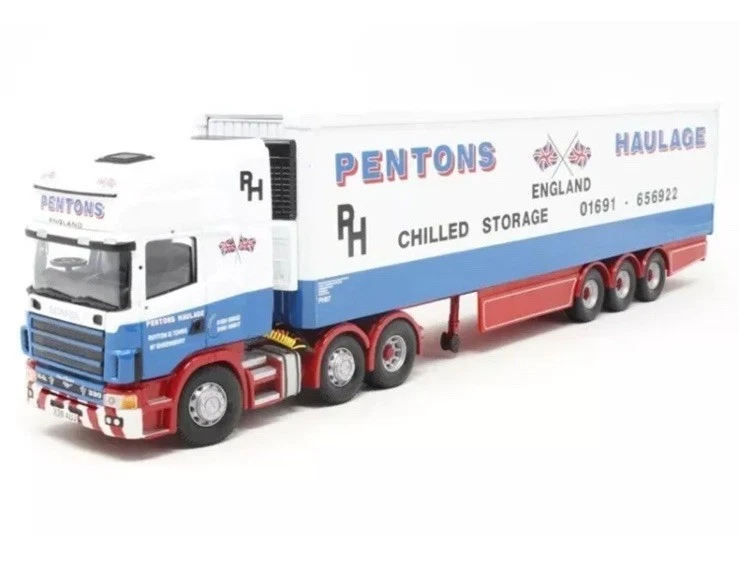 CORGI CC12918 SCANIA TOPLINE FRIDGE TRAILER - PENTONS HAULAGE 1.50 NEW boxed - Image 1 of 1