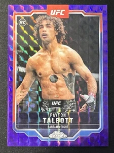 2025 topps chrome ufc Payton Talbott Purple Geometric Rc Rookie /10 - Picture 1 of 2