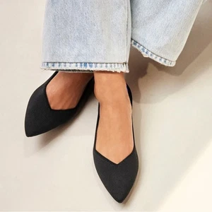 Rothy’s The Point II Damen-Flats einfarbig schwarz Größe 9 - Bild 1 von 10