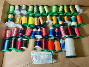 Isacord Embroidery Thread 100% Polyester 1000m Made in Germany Mixed Lot of 45 - Picture 1 of 6