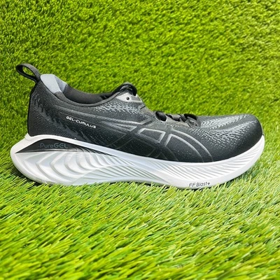 Zapatillas deportivas Asics Gel-Cumulus 25 para mujer talla 8 negras blancas Foto 1 de 4