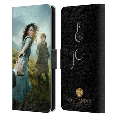 OFFICIAL OUTLANDER KEY ART LEATHER BOOK WALLET CASE COVER FOR SONY PHONES 1 - Image 1 of 4