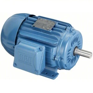 WEG 00218ET3E145T-W22 General Purpose Motor, 2 HP, 1,755 RPM, 230/460V, 145T - Picture 1 of 4