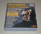 SHOSTAKOVICH Complete 15 Symphonies By Great Russian Conductors (12 CD, 2020)