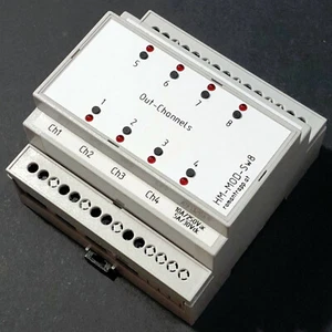 Schaltaktor 8-fach im Hutschienengehäuse für ELV Homematic IP HmIP-MOD-OC8 - Imagen 1 de 7